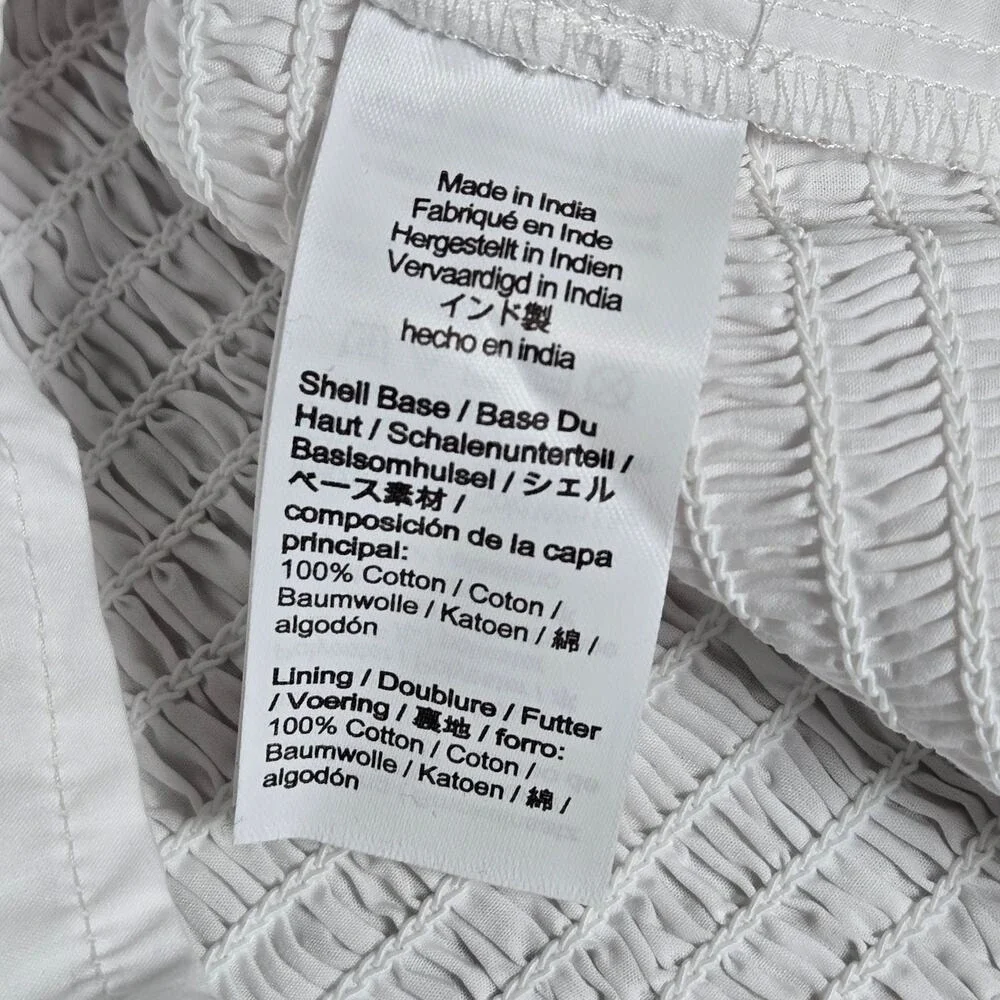 J.‎ Crew Fitted puff-sleeve top in White 8 NWT